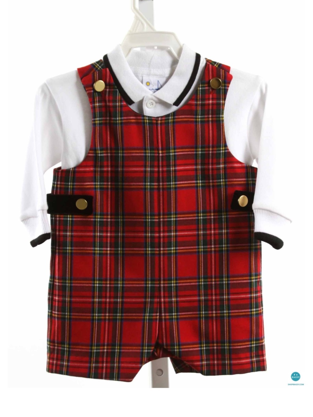 Florence Eiseman Red Plaid Set NWT SZ 9M - Picture 2 of 2
